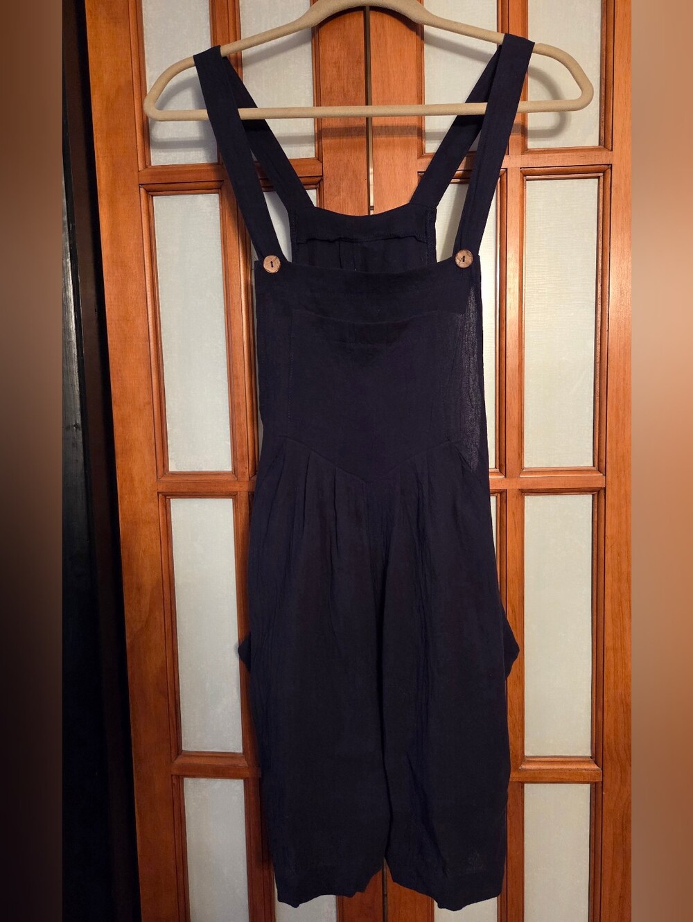 Classic Navy Women's Jumper Overall One Peice, Big Pockets NEW M-L